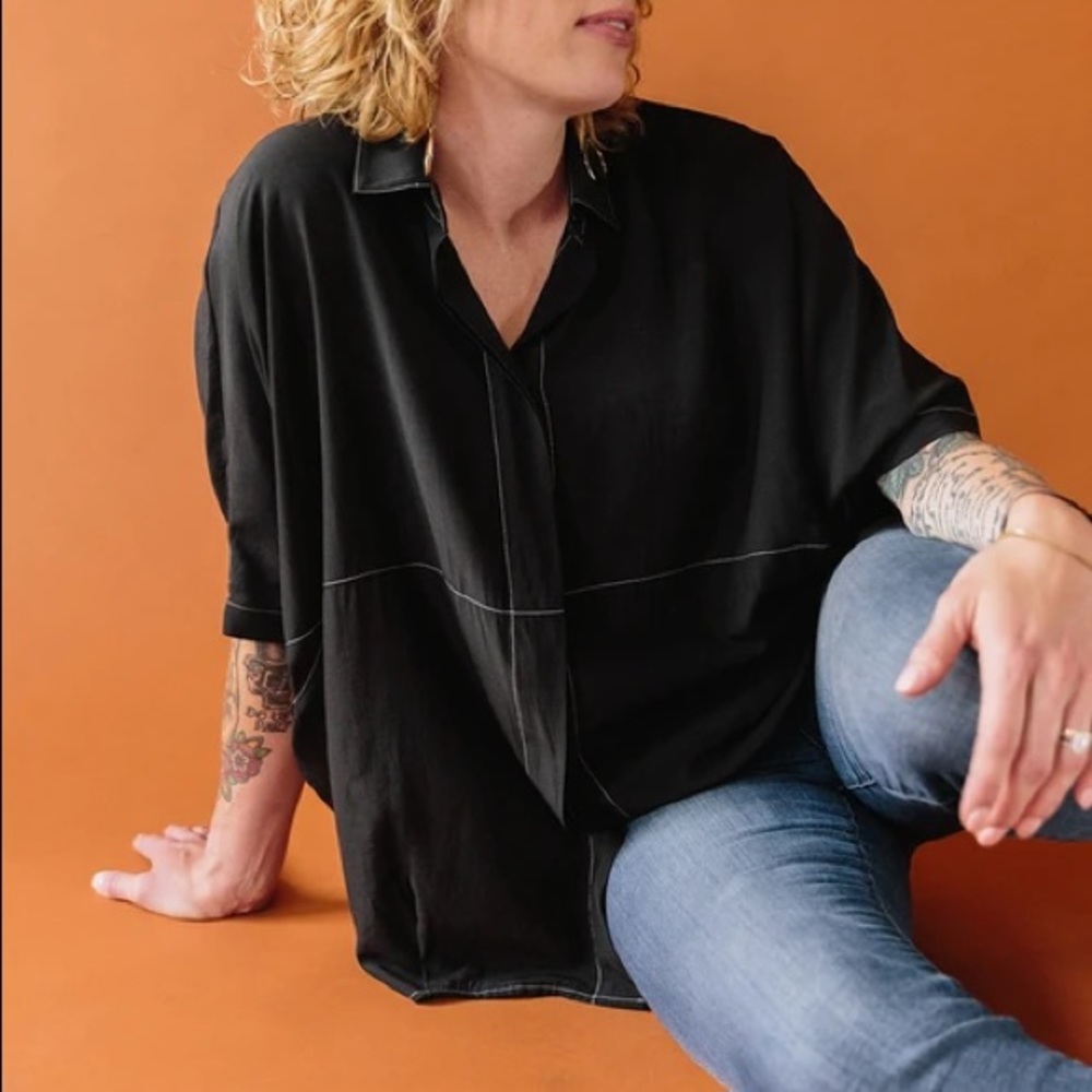 maternity, postpartum blouse